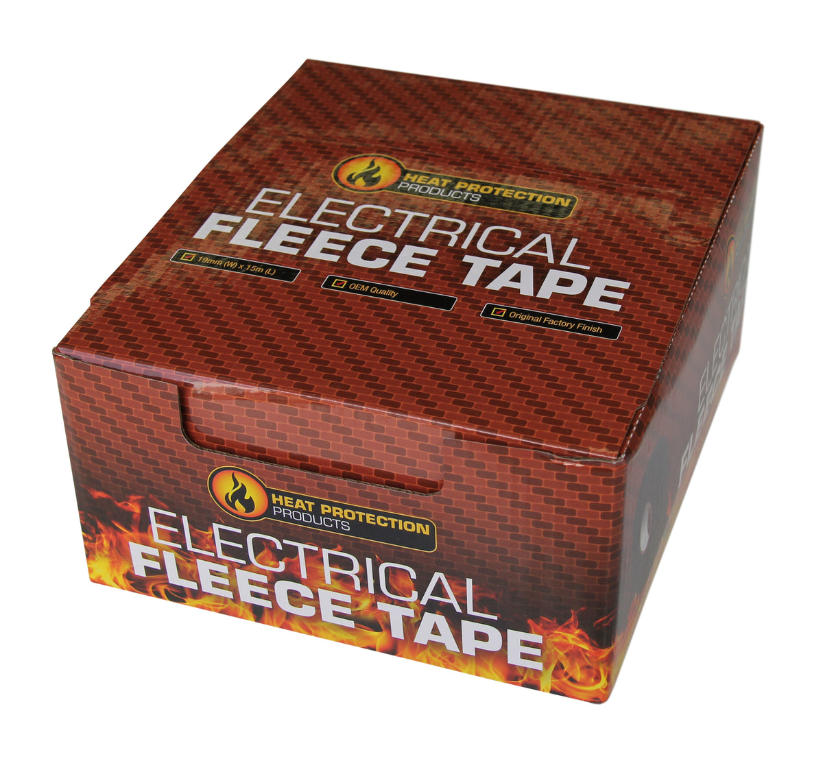 Heat Protection Thermal Fleece Wiring Loom Tape 19mm x 15mt roll Box 20