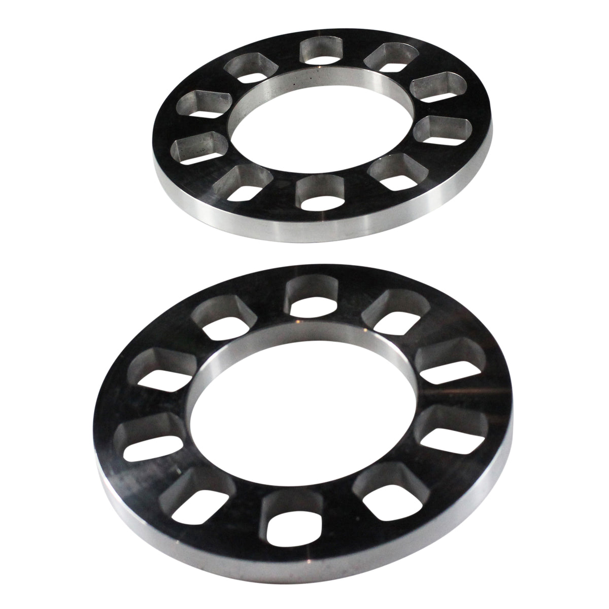 TFI Racing Wheel Spacer Machined 5 Hole-Pair. 12mm thick, 163mm OD, 90mm ID