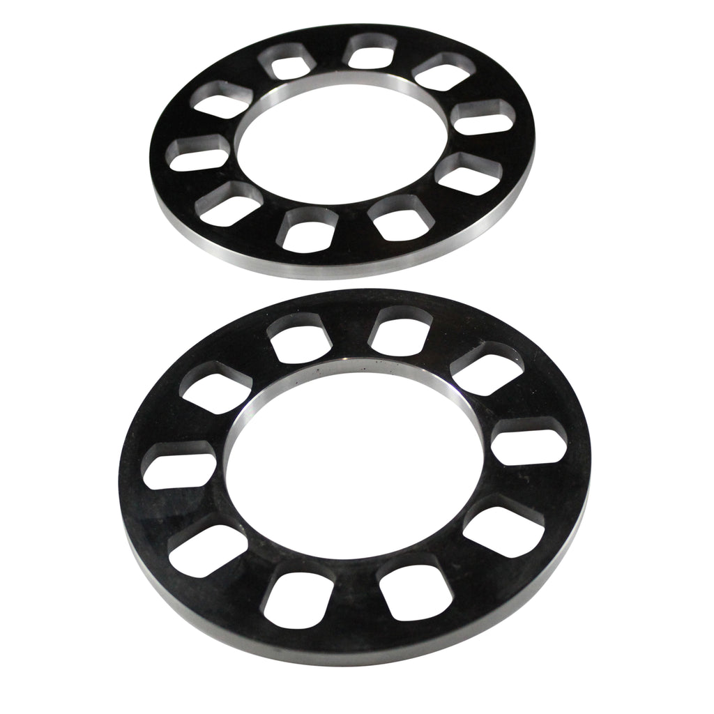 TFI Racing Wheel Spacer Machined 5 Hole-Pair. 8mm thick, 163mm OD, 90mm ID