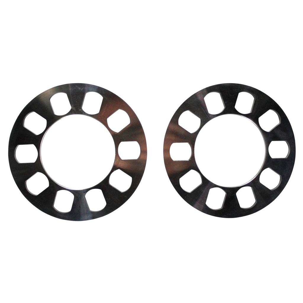 TFI Racing Wheel Spacer Machined 5 Hole-Pair. 5mm thick, 163mm OD, 90mm ID
