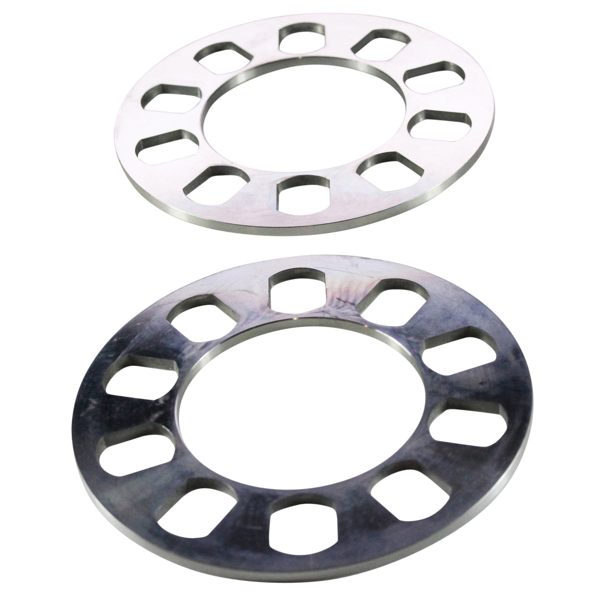 TFI Racing Wheel Spacer Machined 5 Hole-Pair. 5mm thick, 163mm OD, 90mm ID