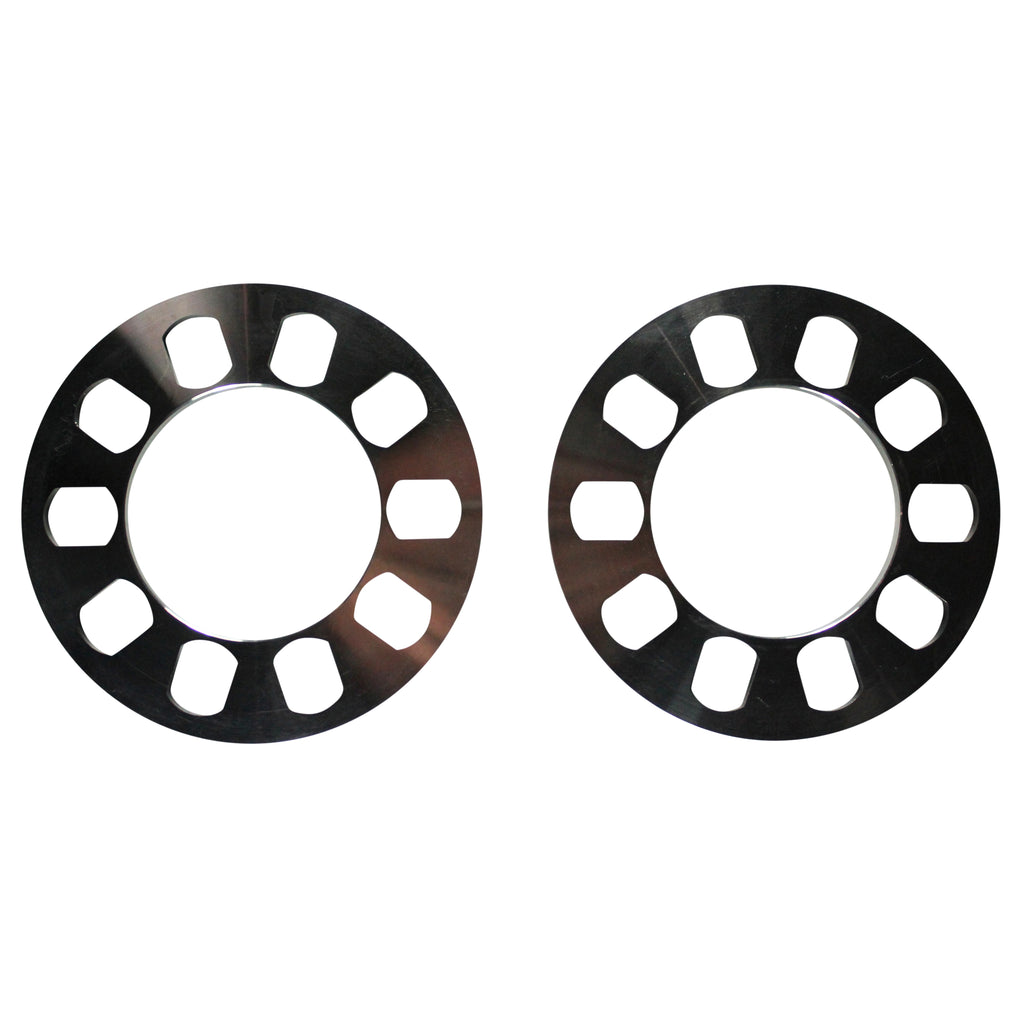 TFI Racing Wheel Spacer Machined 5 Hole-Pair. 8mm thick, 163mm OD, 90mm ID