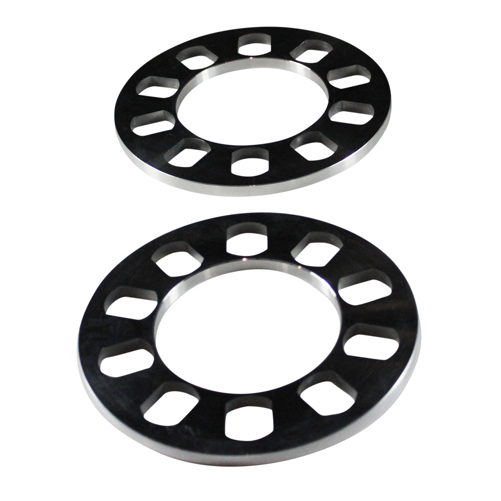 TFI Racing Wheel Spacer Machined 5 Hole-Pair. 8mm thick, 163mm OD, 90mm ID