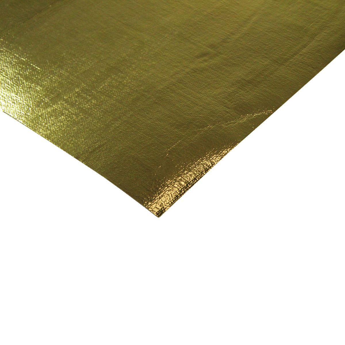 Heat Protection Mat 315mm x 330mm Aluminised Fibreglass + adhesive Rated 590⁰C