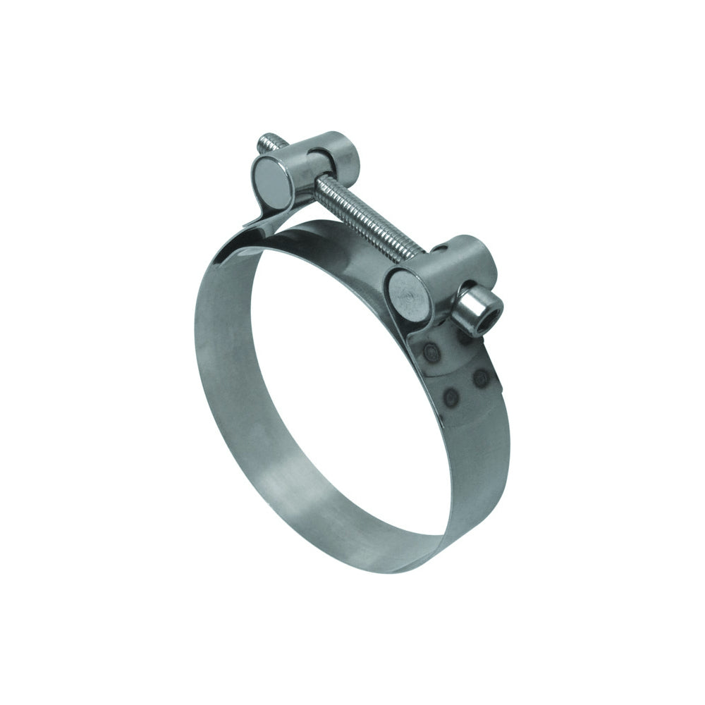 TFI Racing SINGLE Stainless Steel Extra Wide Hose Pipe Clamp 70-80mm