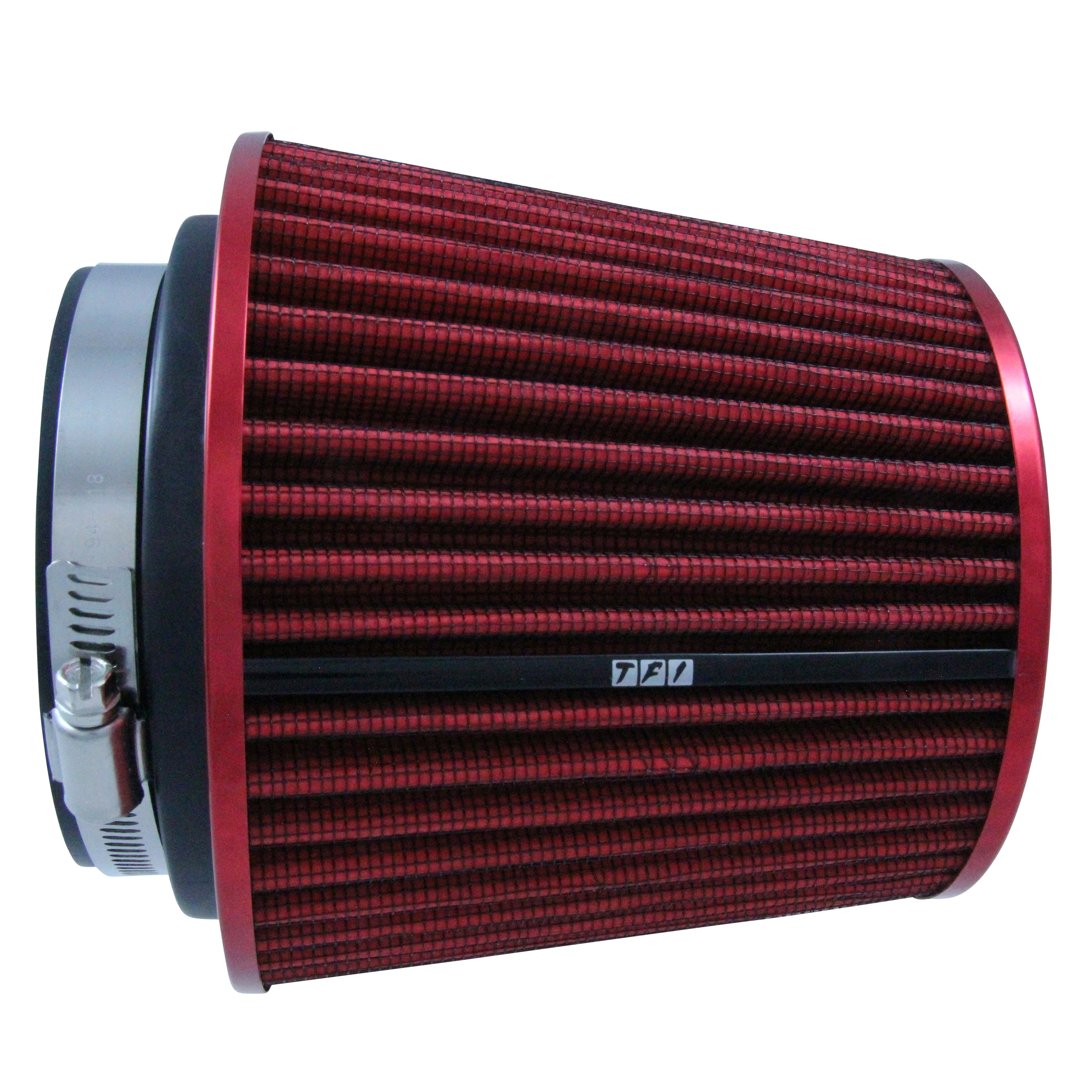 TFI Racing Conical High Flow Air Filter Multi Fit Neck 76-89-102mm - 165mm Long