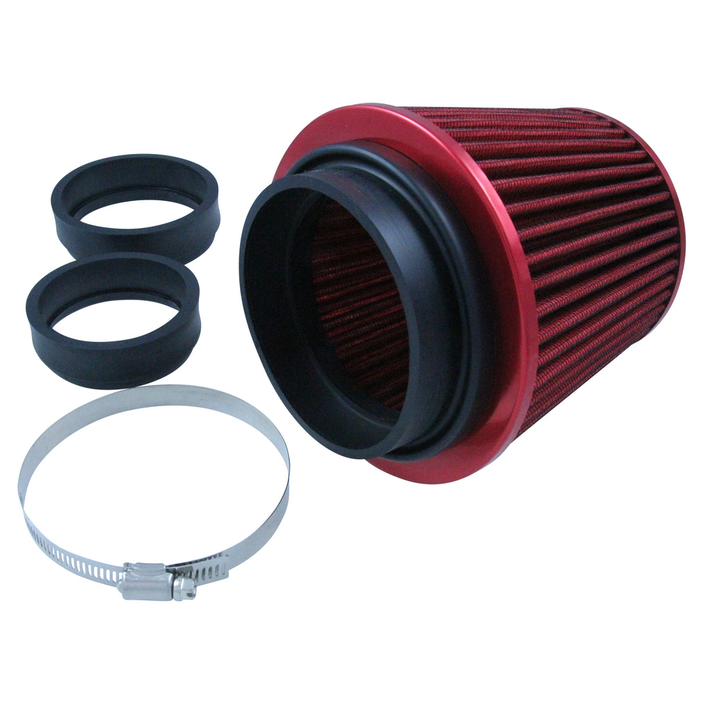TFI Racing Conical High Flow Air Filter Multi Fit Neck 76-89-102mm - 165mm Long