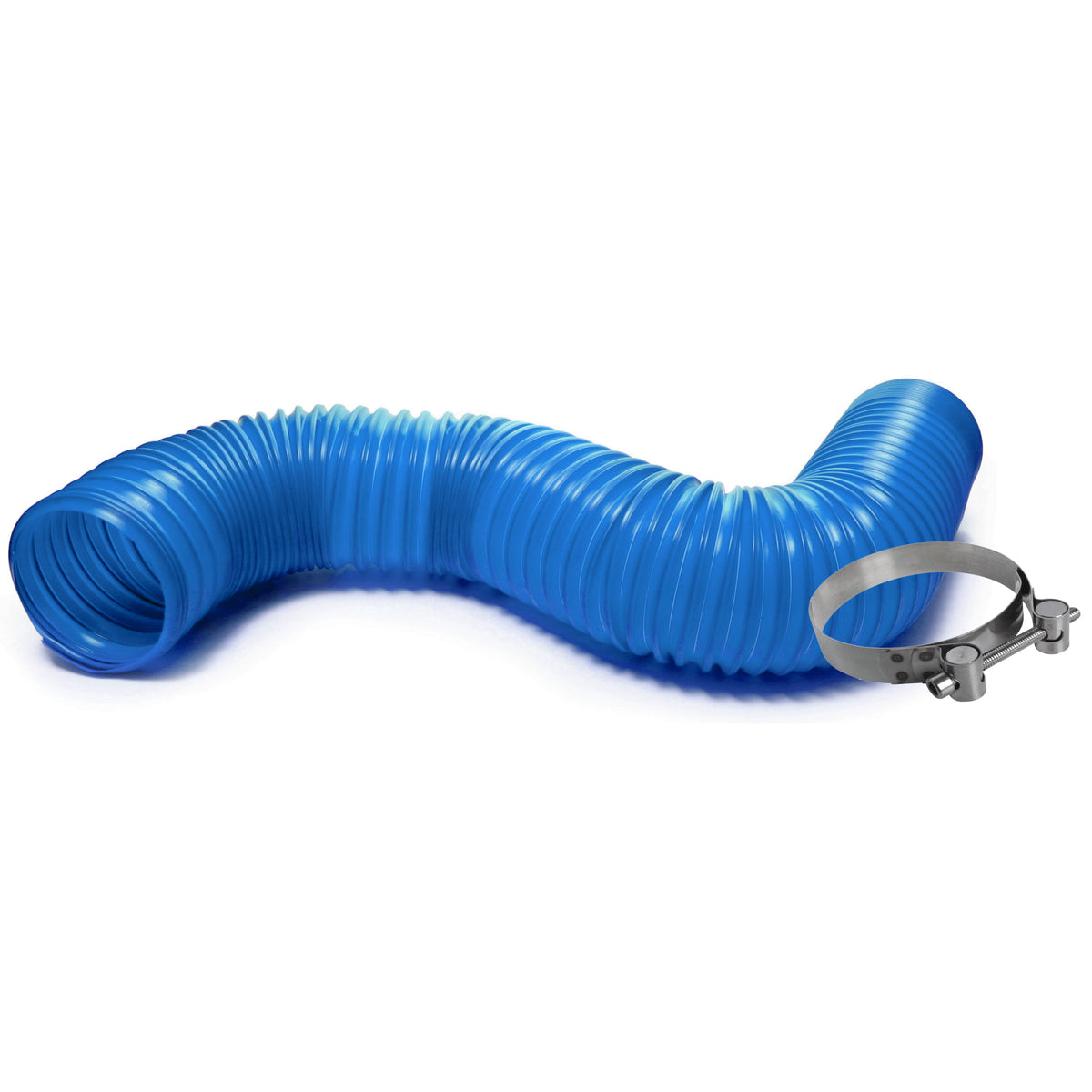 TFI Racing Memorex Air Intake Duct Hose 76mm Id x 90cm long with 2 HD Clamps