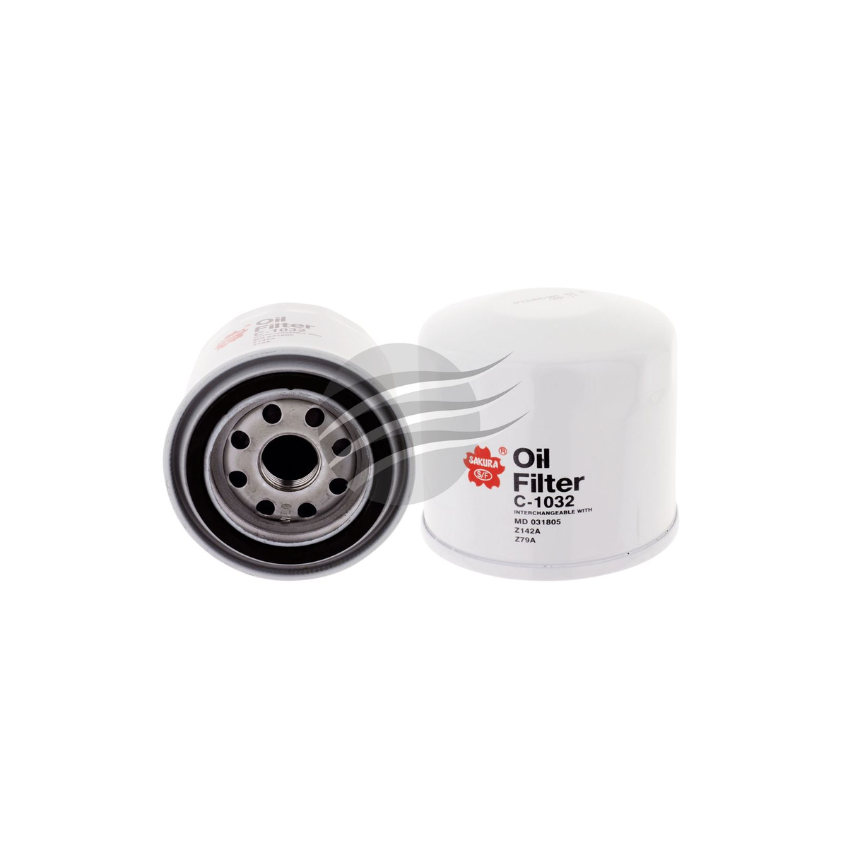 SAKURA Oil Filter Fits Z79A Z142A WZ79 WZ142 WZ142A C-1024 15400579003