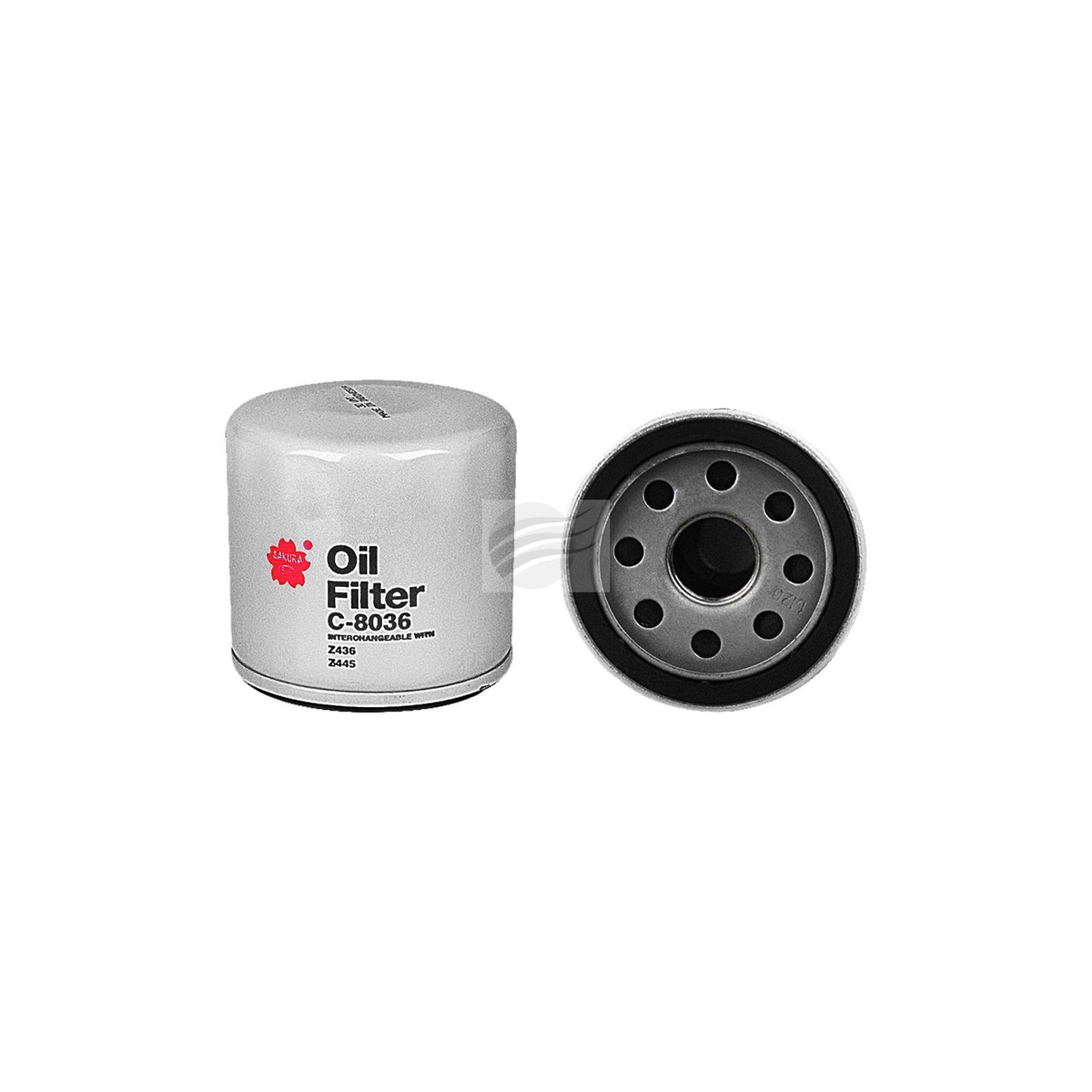 SAKURA Oil Filter Fits Z436 Z445 WZ445 WZ436 WZ445NM C-1830 C1831