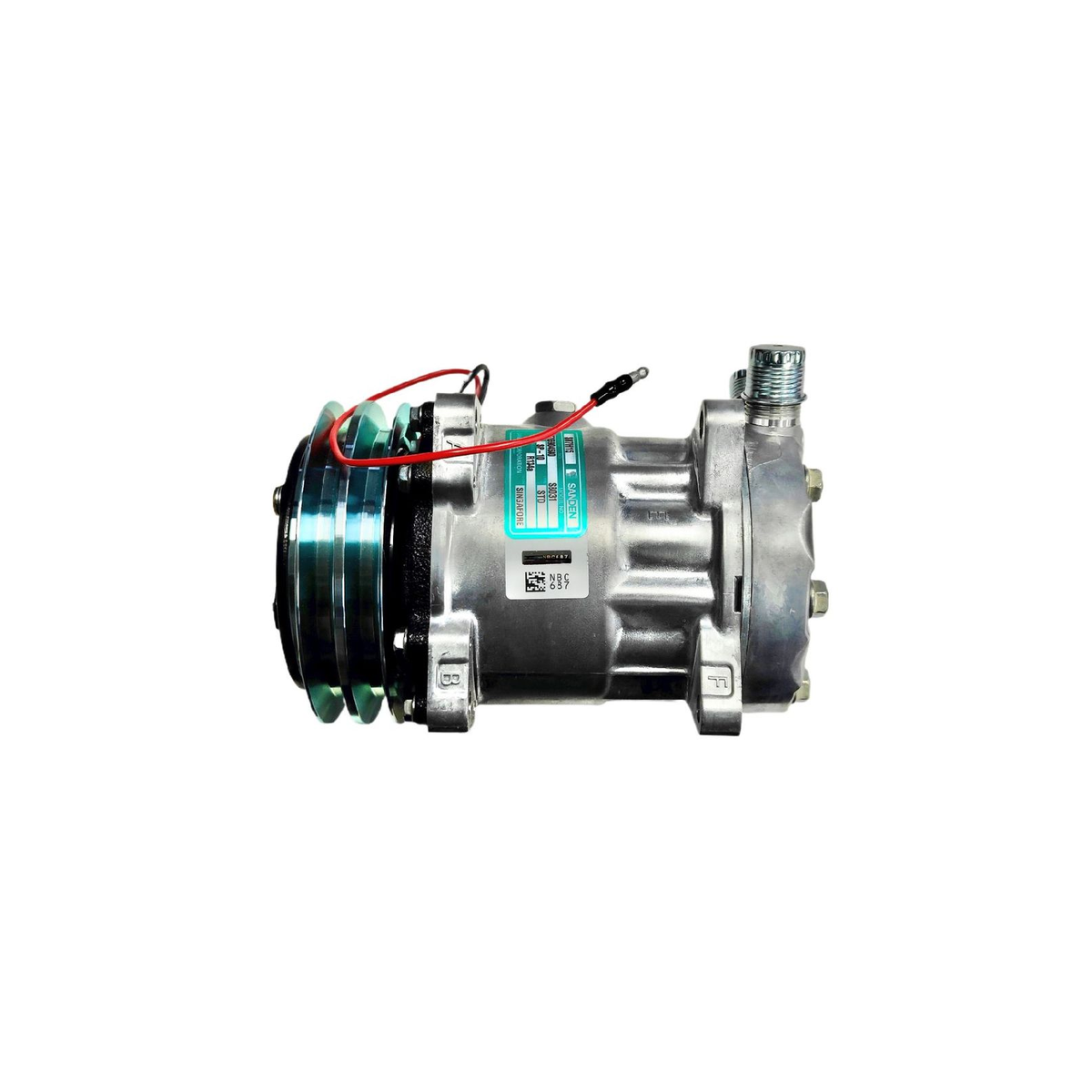 Sanden CM7863 A/C Compressor SD7H15 12V 2A 132MM VOR EAR Mount JE Head