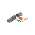 DT Series 2 Way Connct Kit Incl Green Band Terminals and Wedges Deutsch