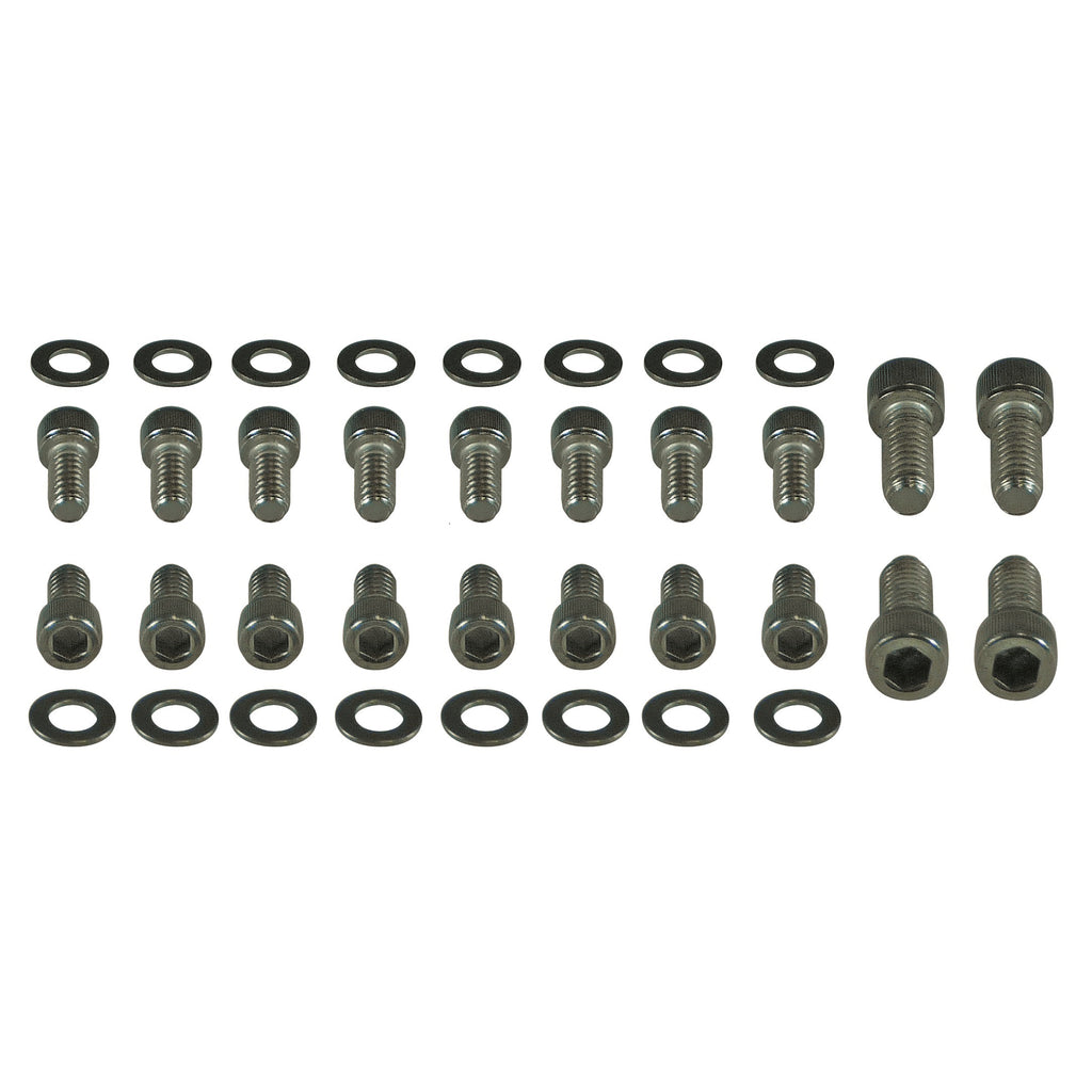 TFI Racing Oil Pan Bolt Kit Holden V8 253-308 Chrome Socket Head with Washers