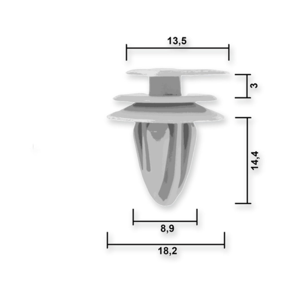 Honda Accord 4D Almas Retainer Clip (10 Pack) & More