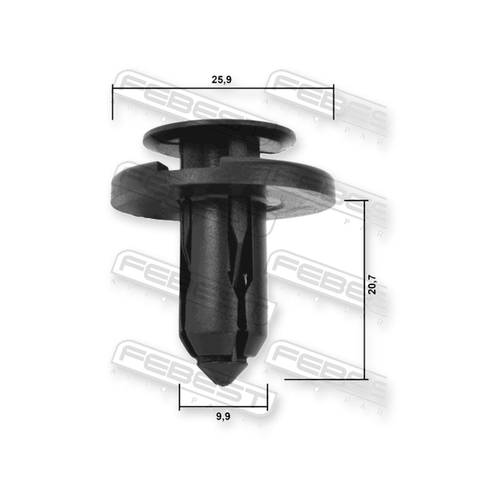 Toyota E'Z Retainer Clip (10 Pack) & More