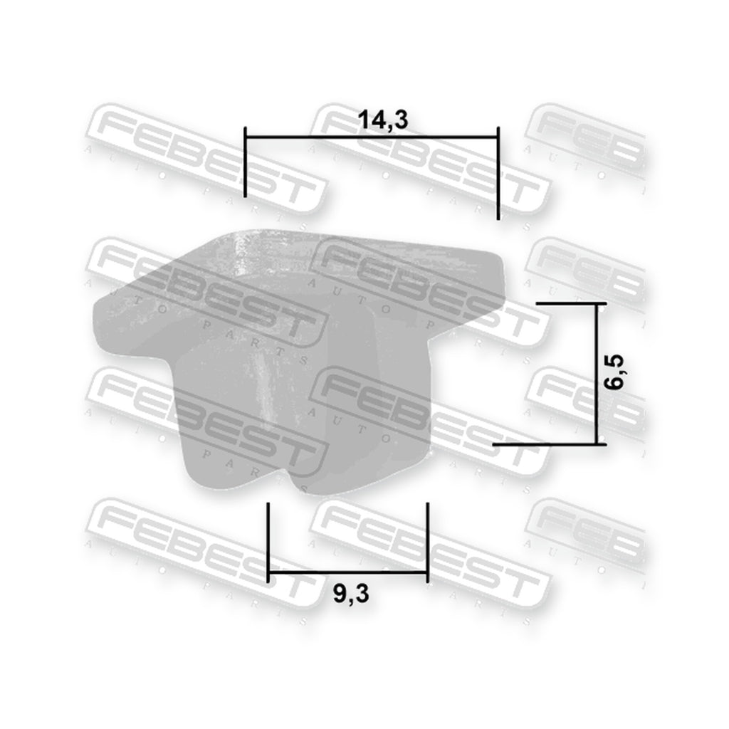 Toyota Passo Sette Retainer Clip (10 Pack)