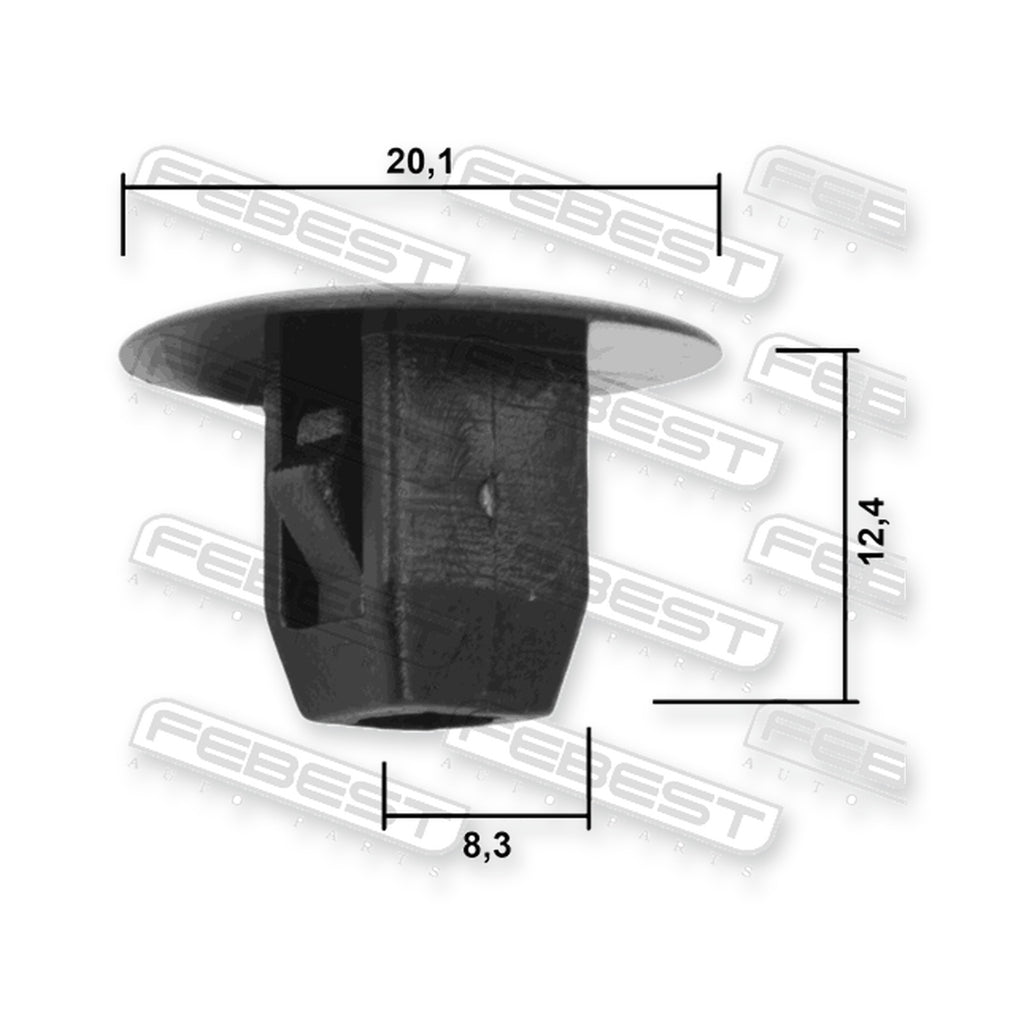 Honda Accord 4D Almas Retainer Clip (10 Pack) & More