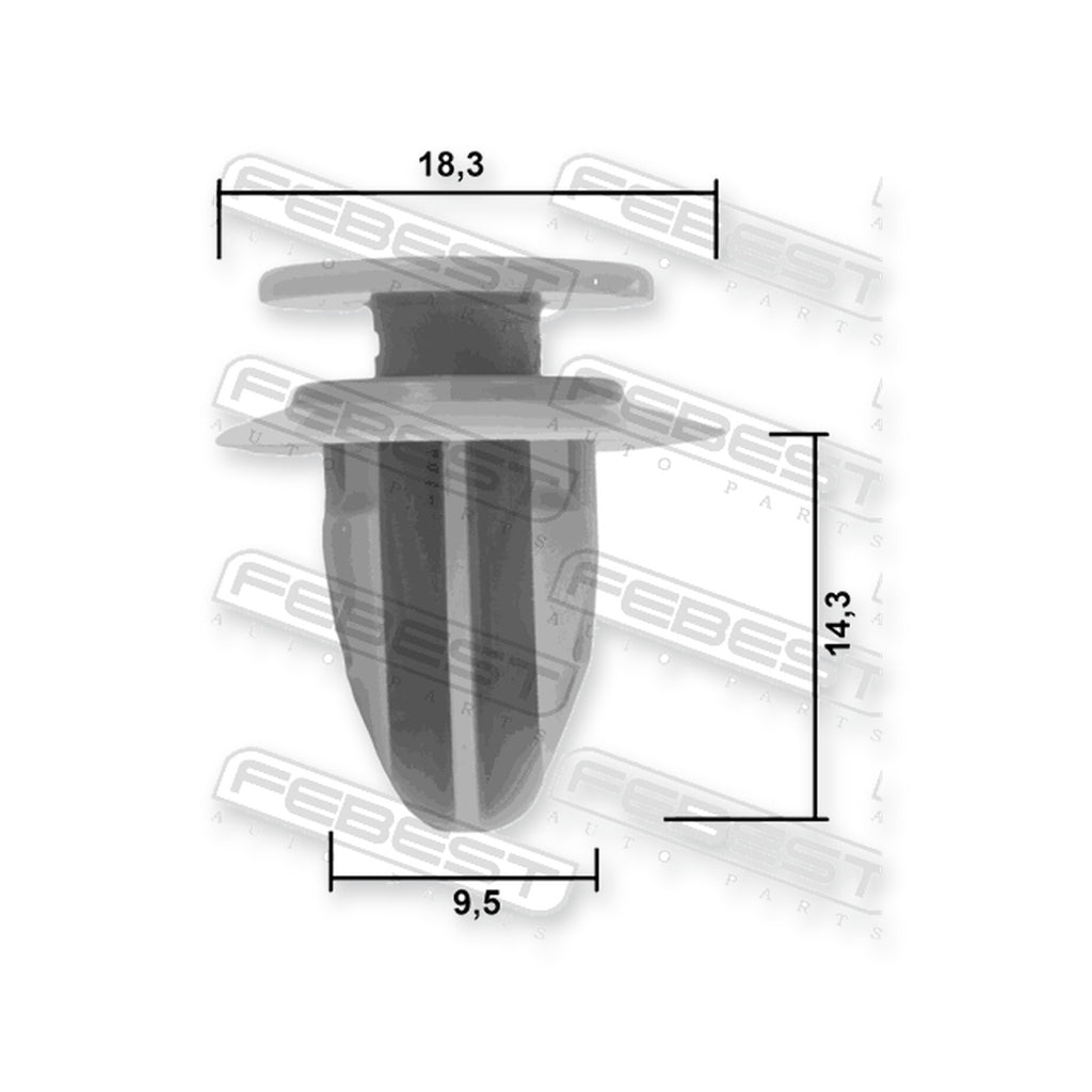 Mazda CX-3 Retainer Clip (10 Pack)