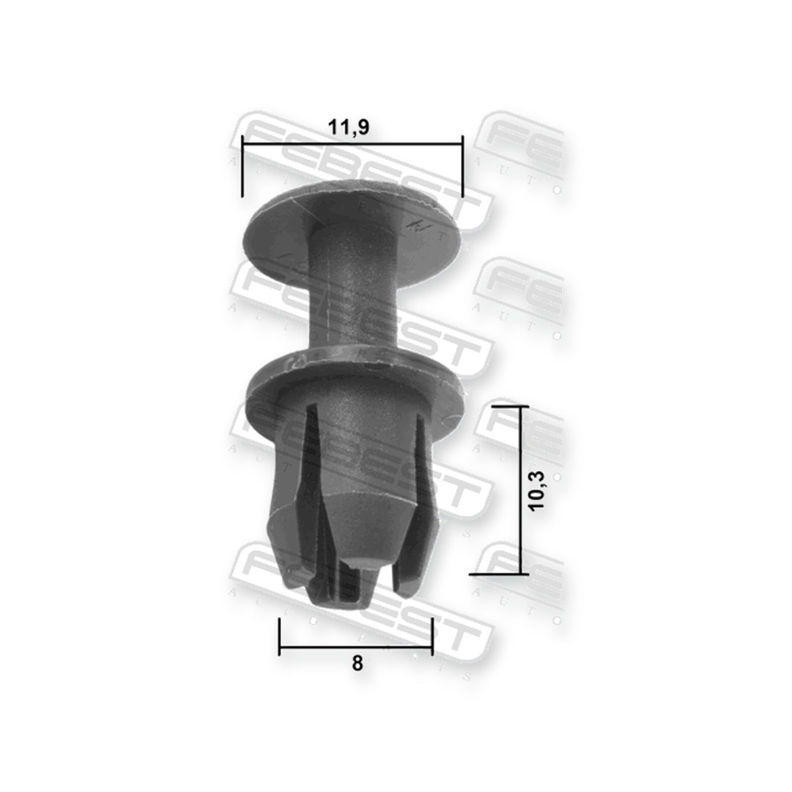 Mercedes Benz – 108 D Retainer Clip (10 Pack)