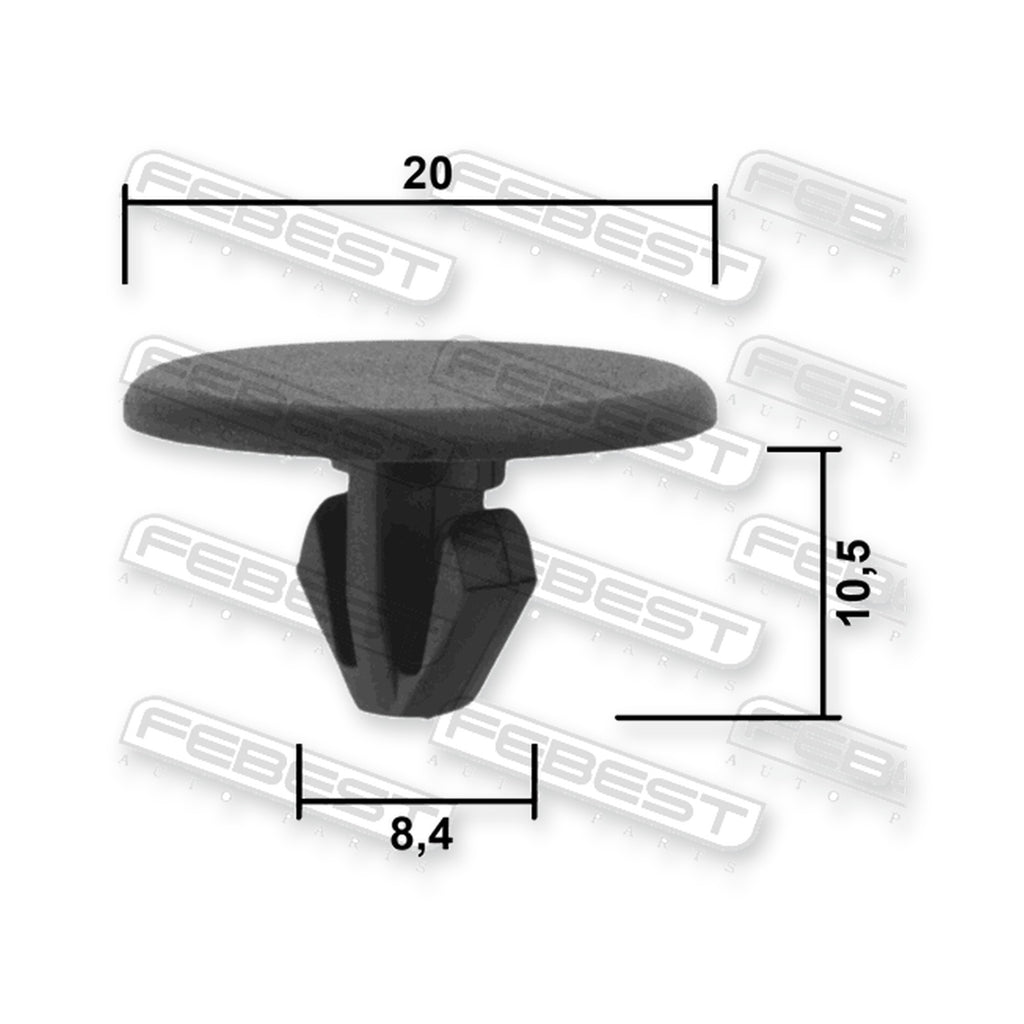 Peugeot 206+ Retainer Clip (10 Pack) & More