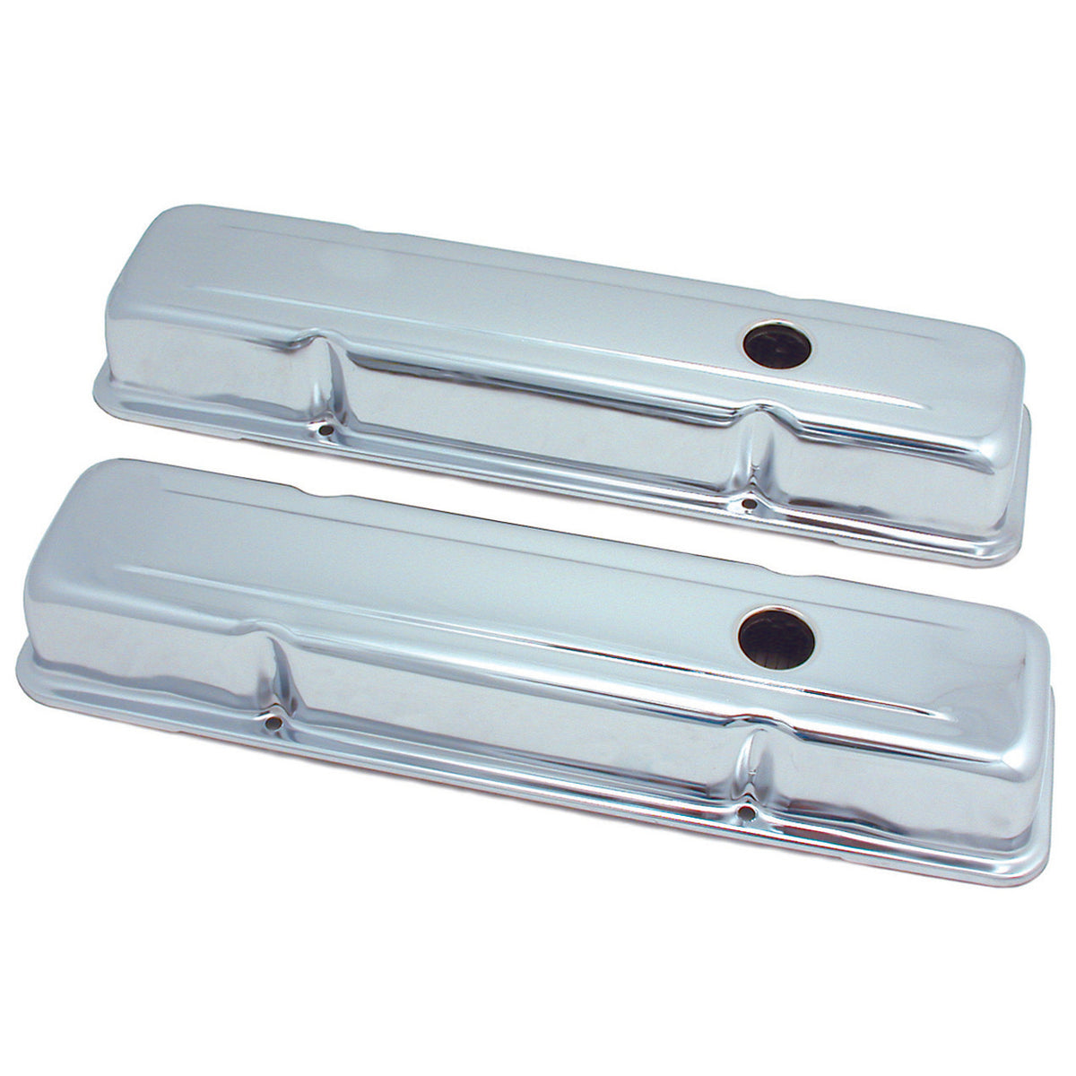 TFI Racing Valve Covers Chevrolet Small Block 283-400 Low OEM Height Baffled-pr