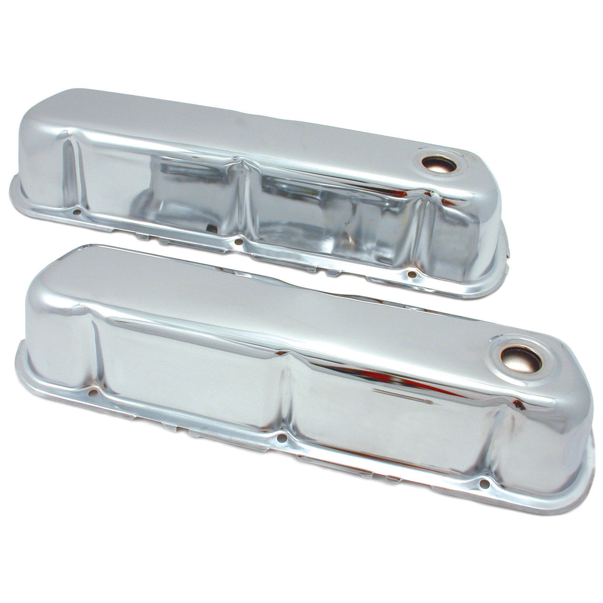 TFI Racing Valve Covers Ford Windsor V8 260-289-302-351 OEM Height Baffled-pr