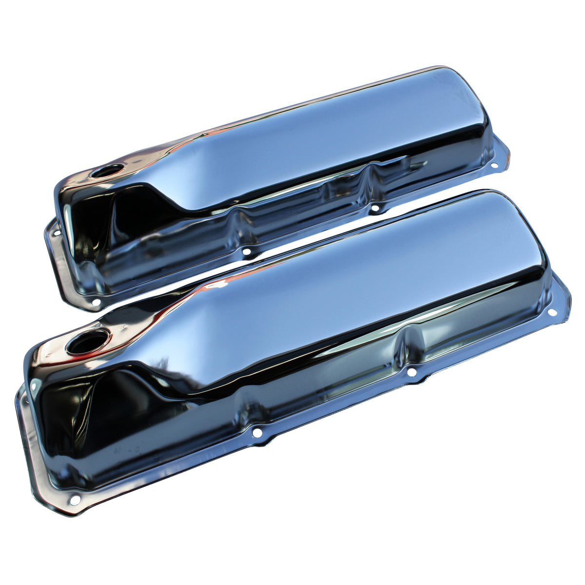 TFI Racing Valve Covers Ford Cleveland V8 302-351-400 OEM Height Baffled-pr