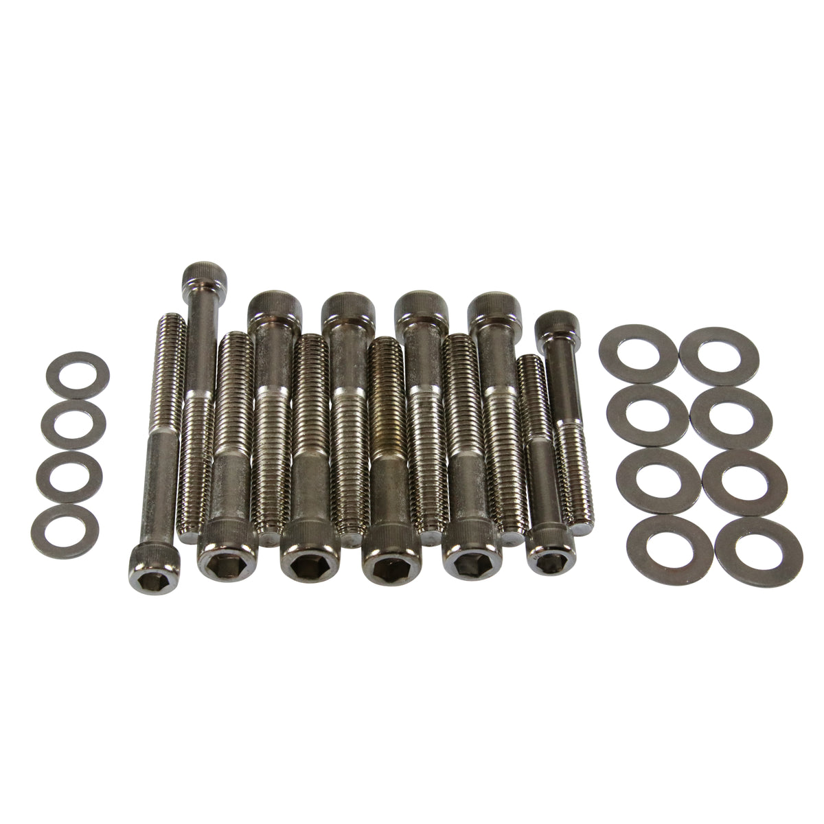 TFI Racing Bolt Kit Intake Ford Cleveland 302-351 Chrome Socket Head