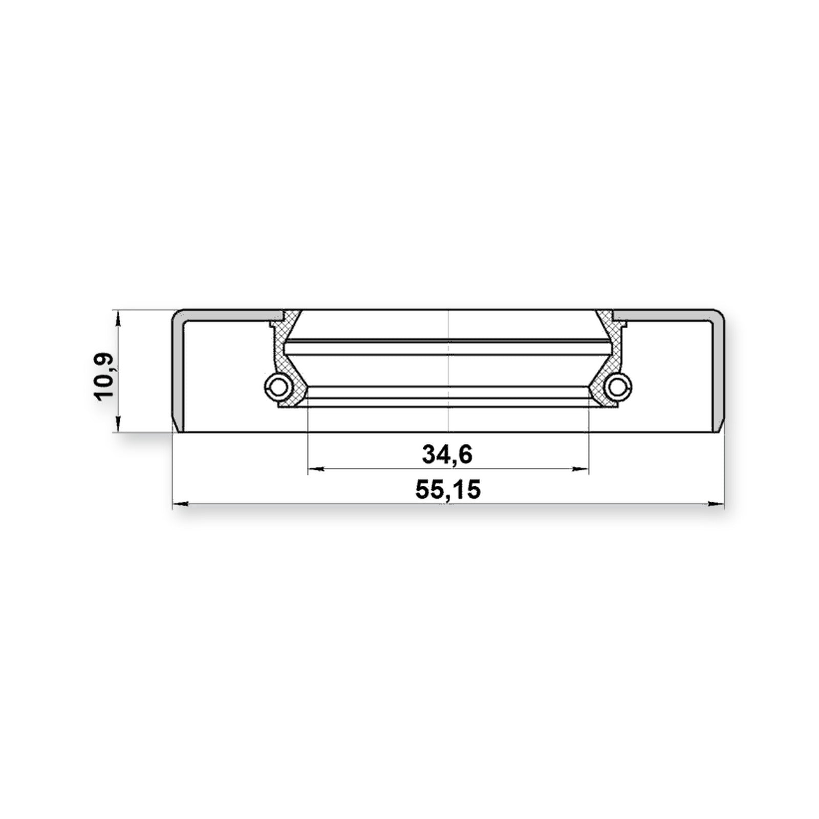 Nissan Elgrand E50 Drive Shaft Oil Seal 34.6X55.15X10.9 & More