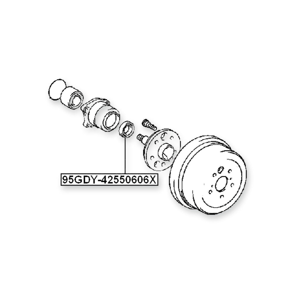 Toyota Avalon MCX10 Rear Oil Seal Hub 40.6X55.1X5.9X5.9 & More