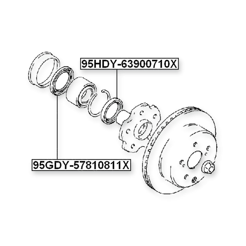 Toyota Aristo Rear Oil Seal Hub 55.25X81.1X8.05X11.1 & More