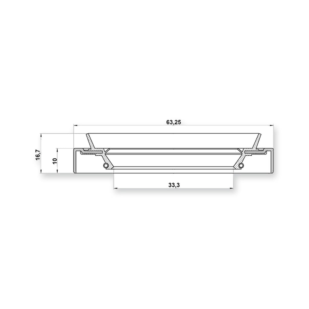 Toyota 4-Runner Truck Drive Shaft Oil Seal 33.3X63.25X10X16.7 & More