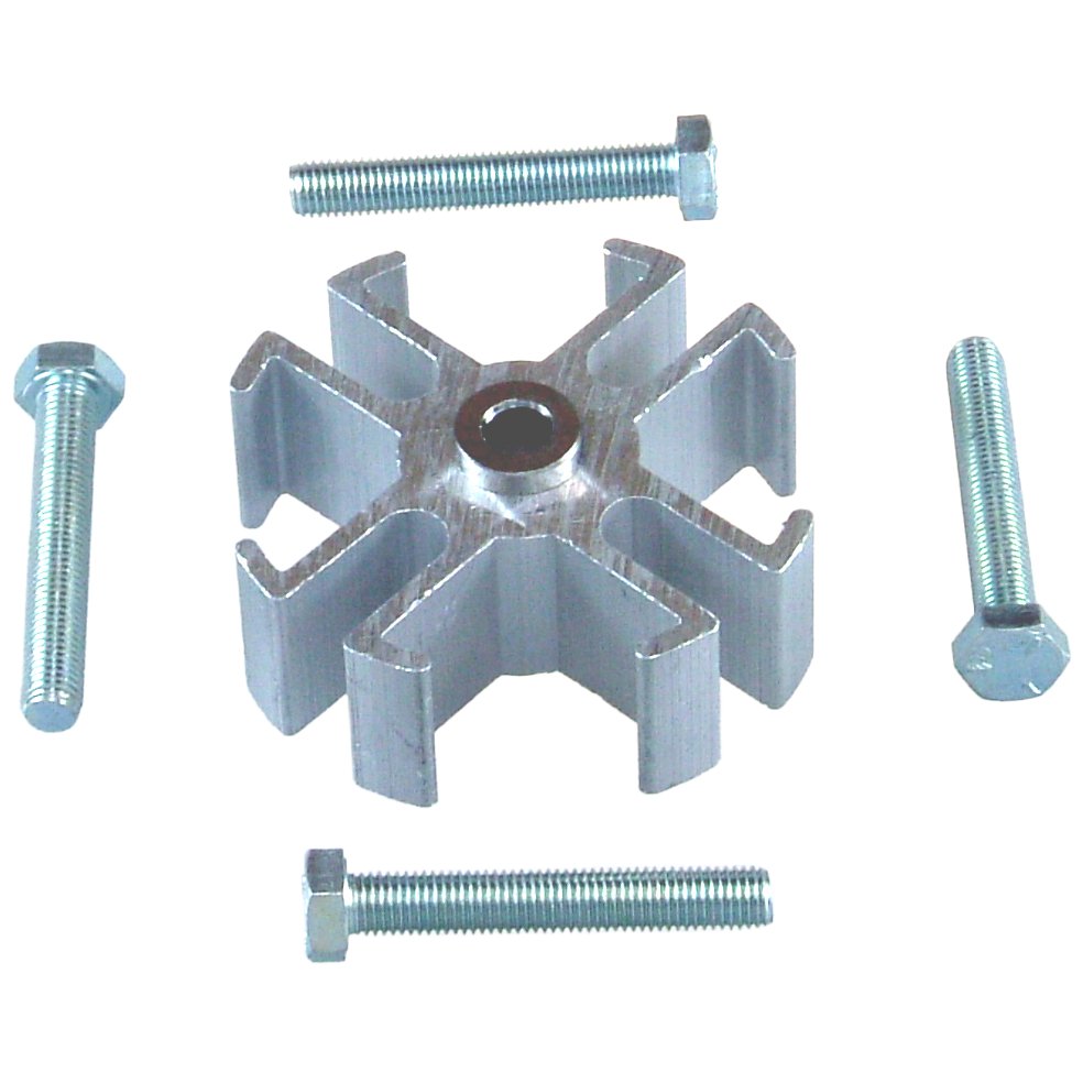 TFI Racing Universal Fan Spacer 1" Thick 5/8" Pilot With Bolts, Washers