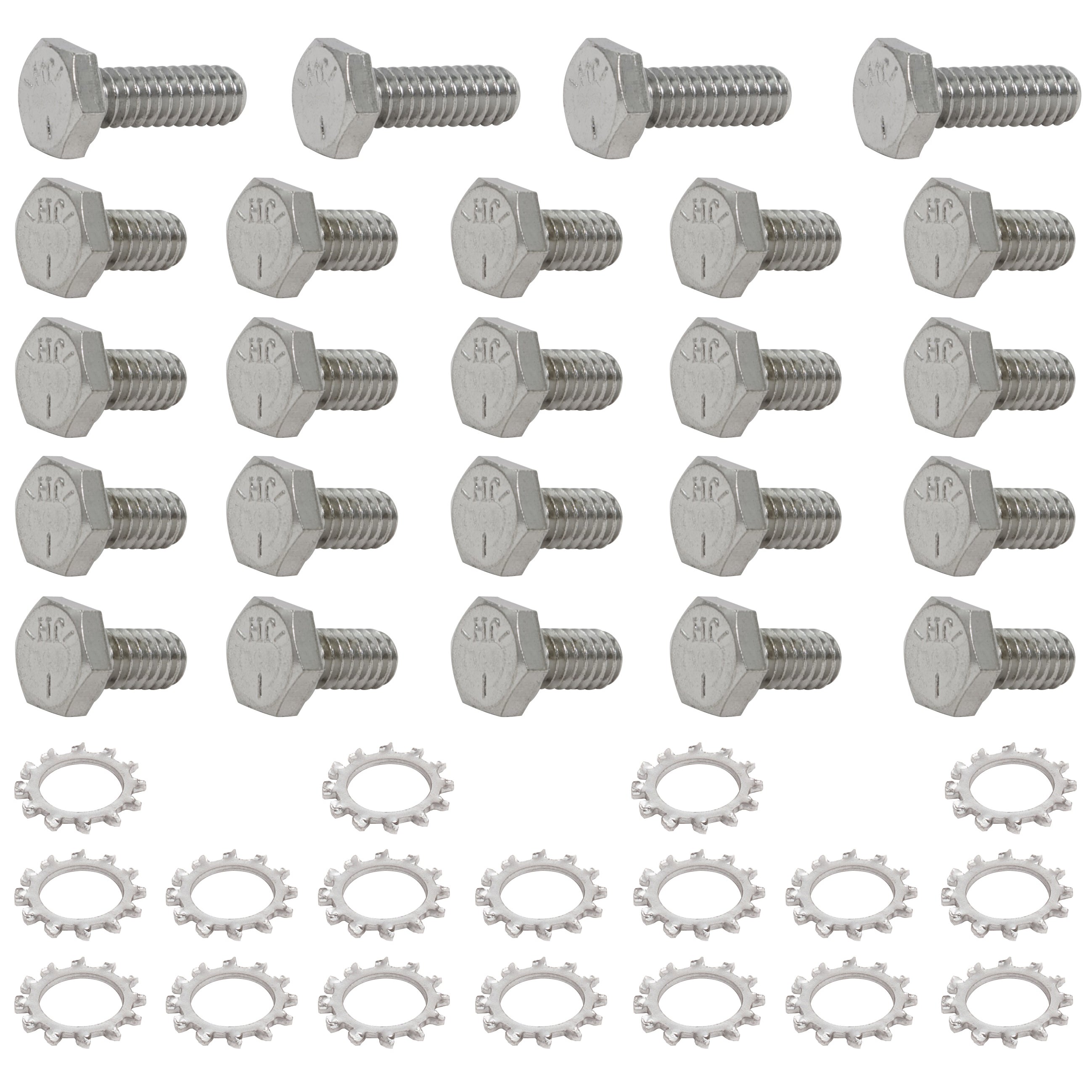 TFI Racing Oil Pan Bolt Kit Chevrolet Sm Block 265-400 Hex Head with Washers