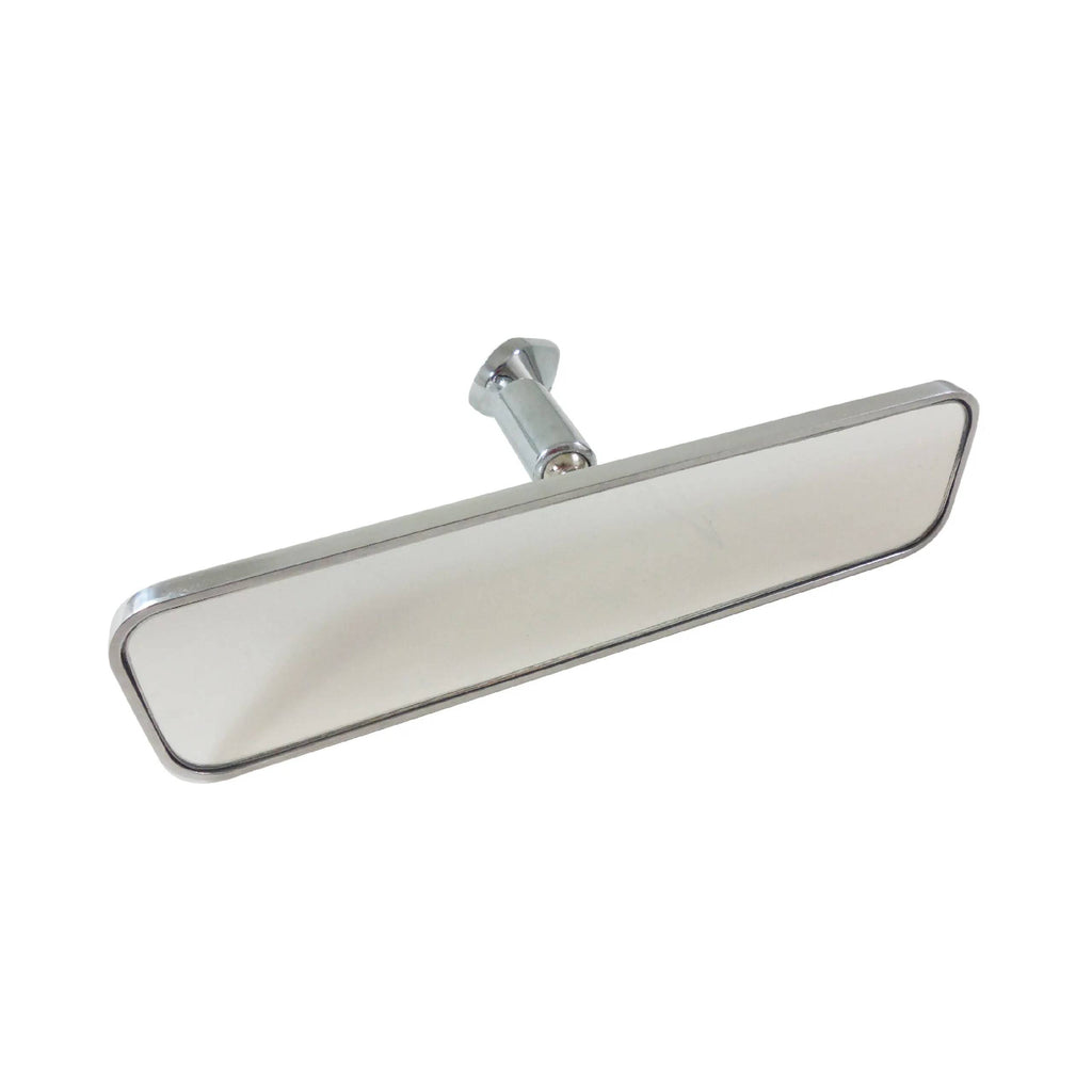 TFI Racing Ball Milled Aluminum Interior Windshield Rear View Mirror - Polished