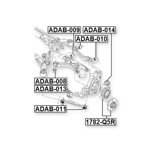 Audi A4 Allroad Qu. Front Lower Bushing, Control Arm