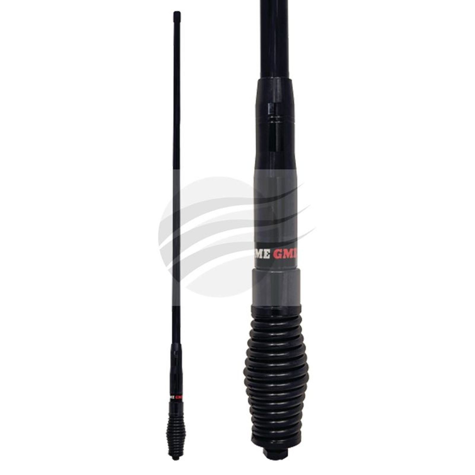 GME Antenna 120CM (6.6dbi Gain Ground Independent With Lead Black Fibreglass 477