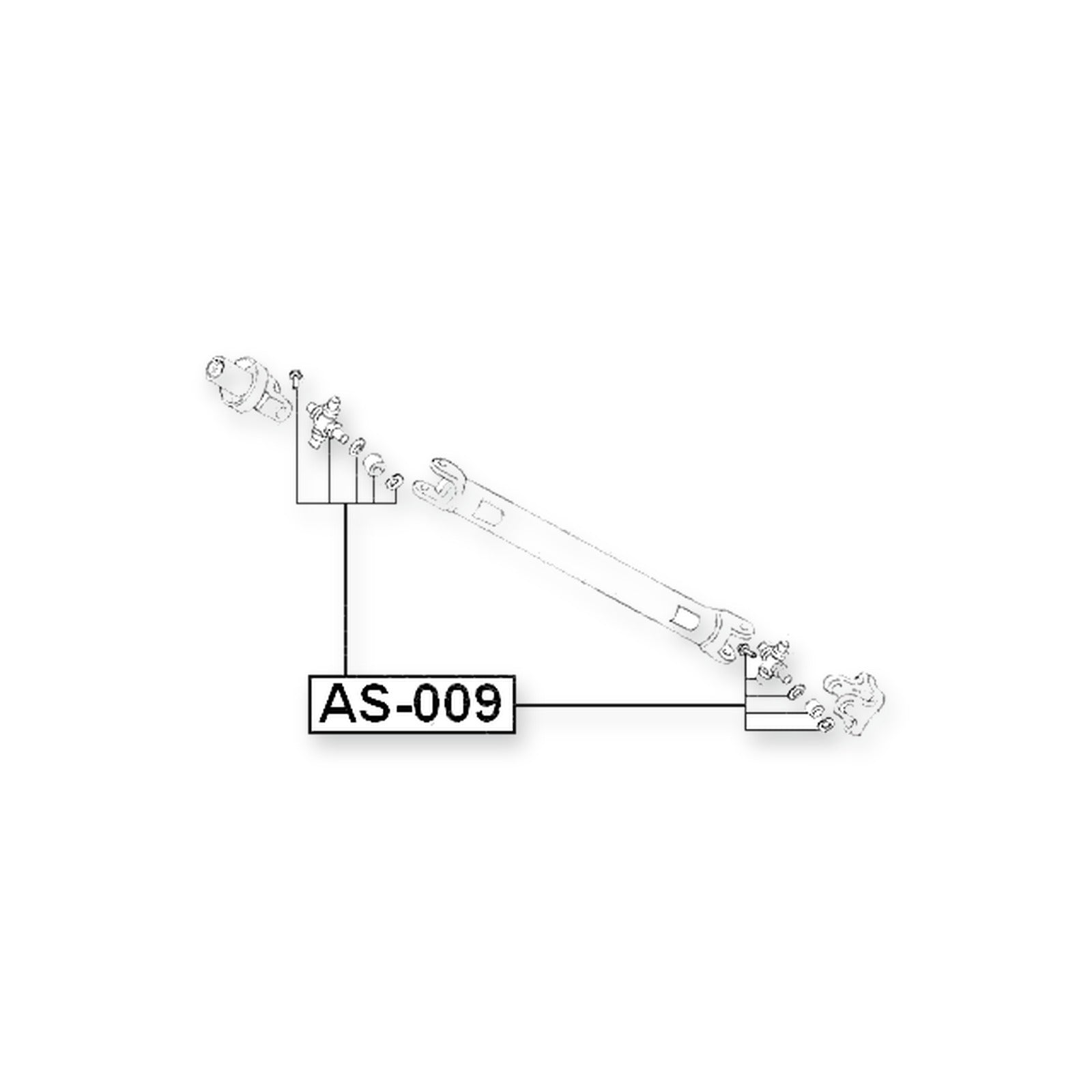 Mazda Tribute Cross Shaft Joint, Drive Shaft 27X80