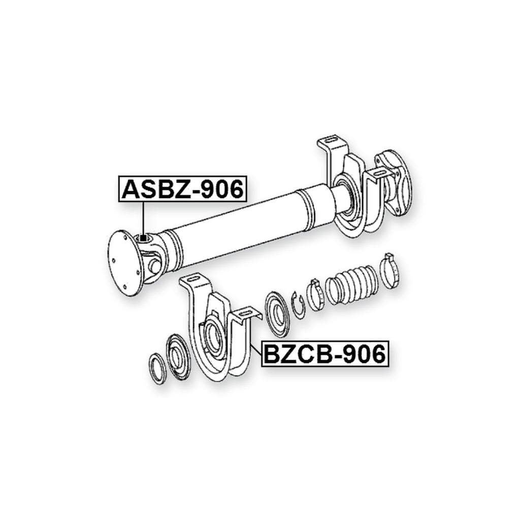 Kia Sorento Cross Shaft Joint, Drive Shaft 27X88 2006-on