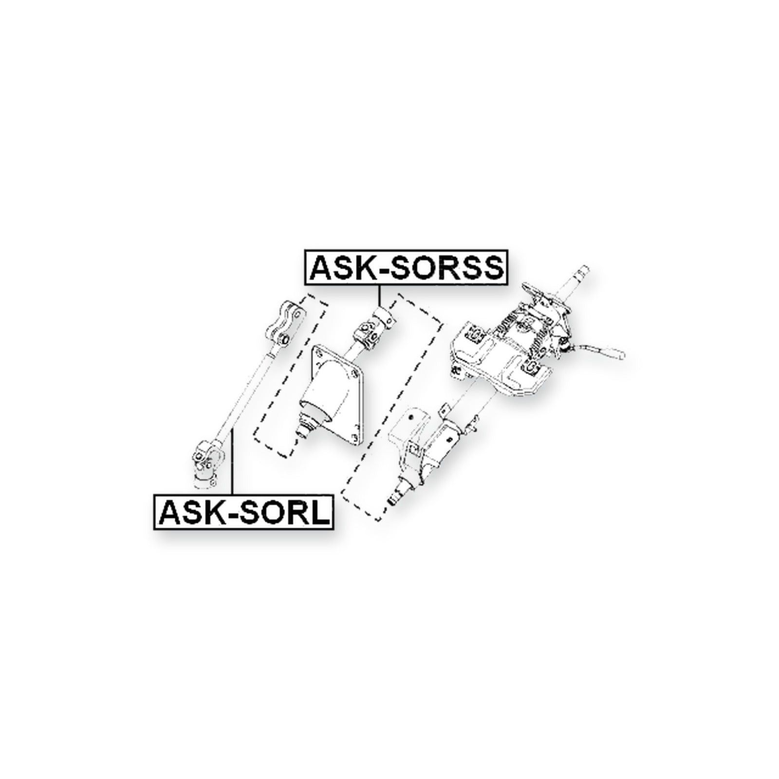 Kia Sorento Lower Intermediate Steering Shaft 2006-on