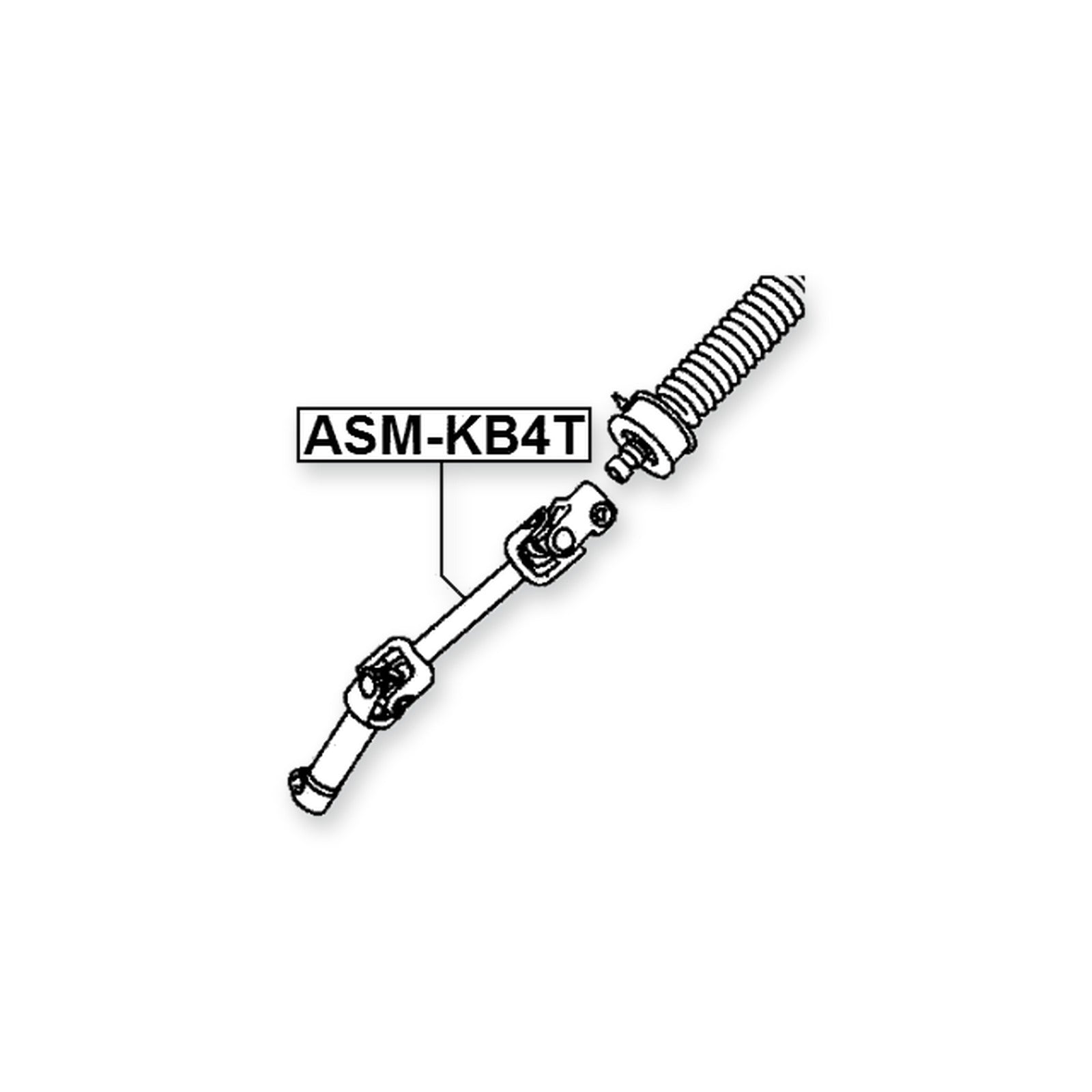 Mitsubishi L200 Lower Intermediate Steering Shaft