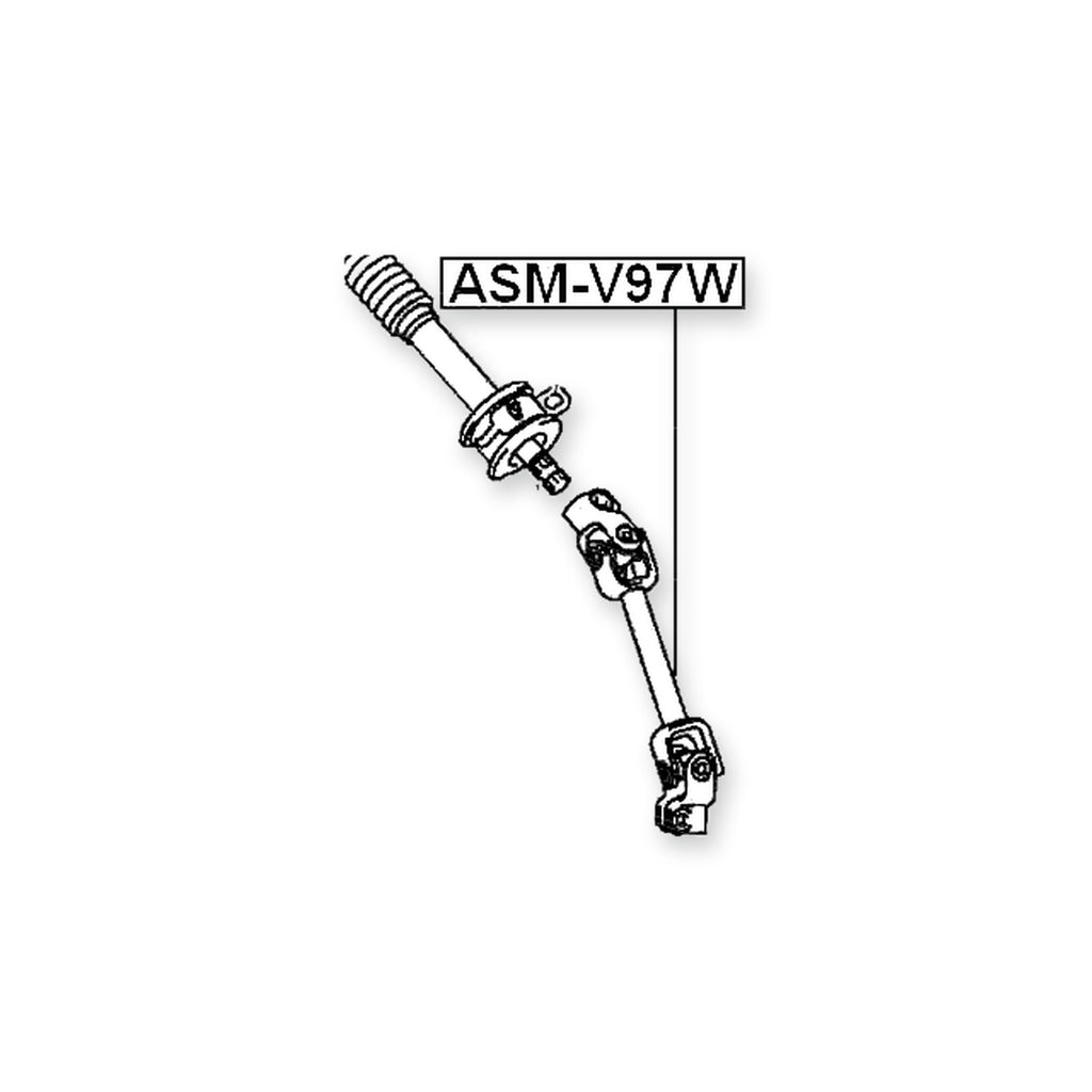 Mitsubishi Montero Lower Intermediate Steering Shaft