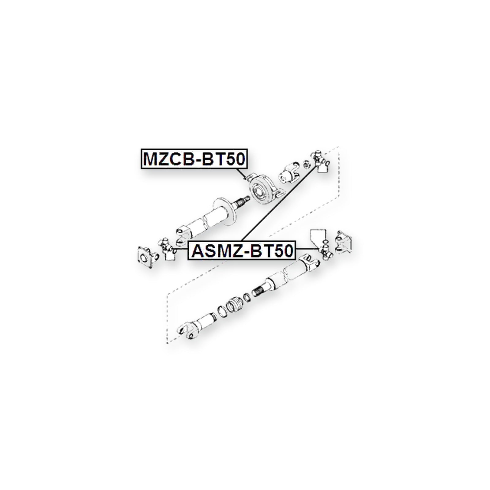Ford Everest Cross Shaft Joint, Drive Shaft 27X92