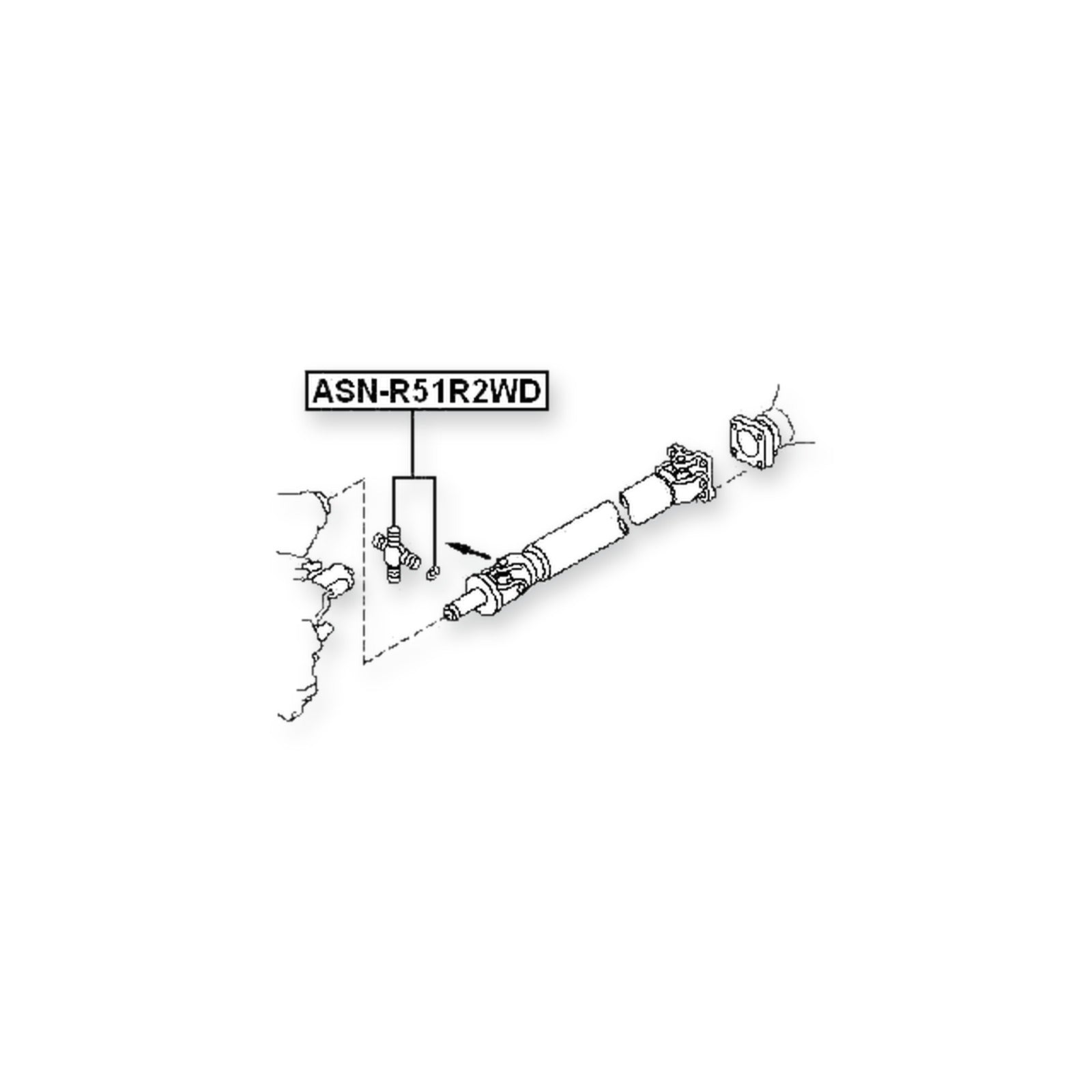 Ford Escape Rear Cross Shaft Joint, Drive Shaft 27X83 & More