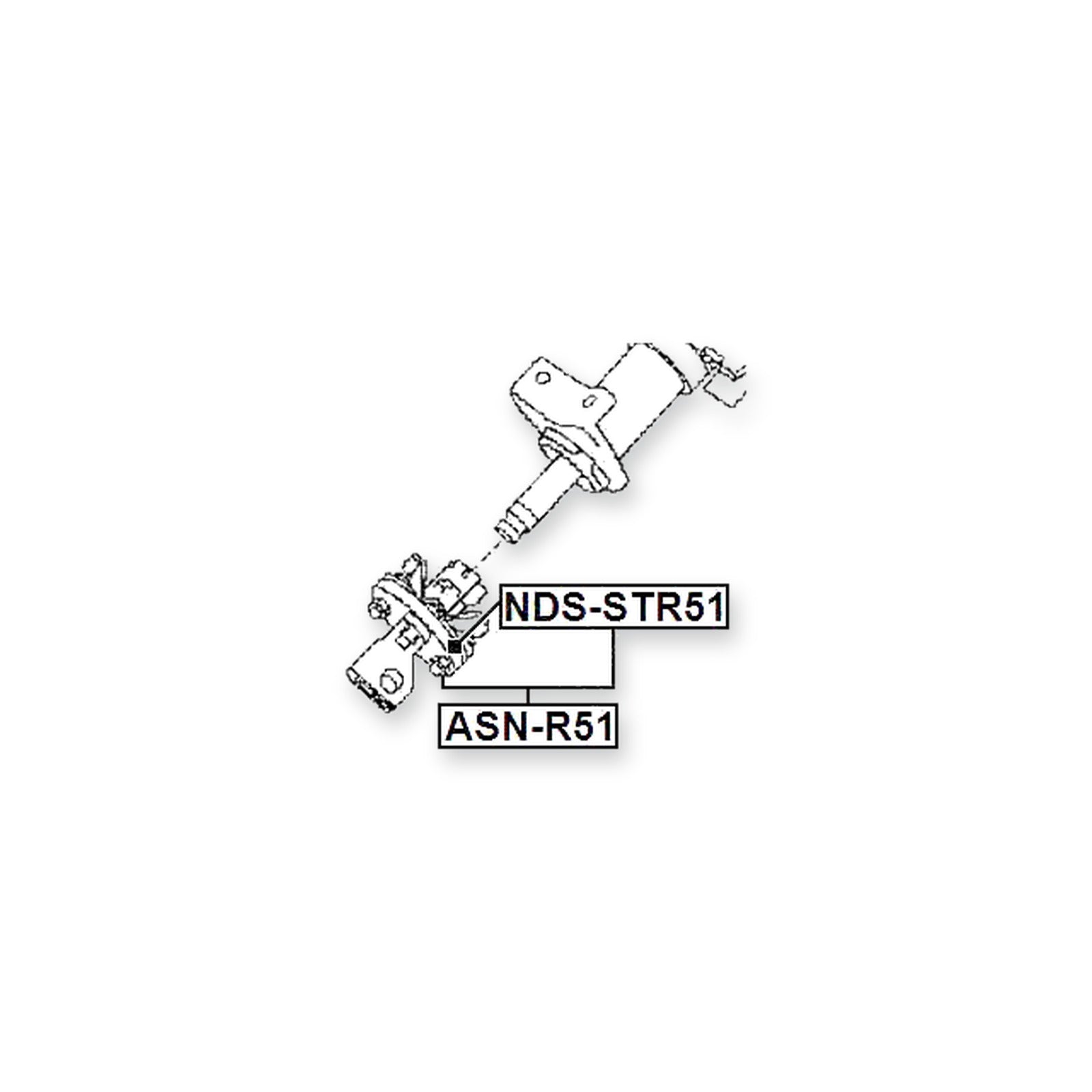 Nissan Frontier D40 Upper Intermediate Steering Shaft