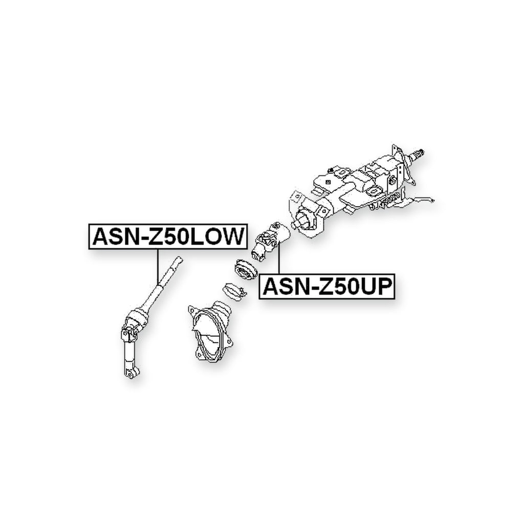 Nissan Murano Z50 Lower Intermediate Steering Shaft