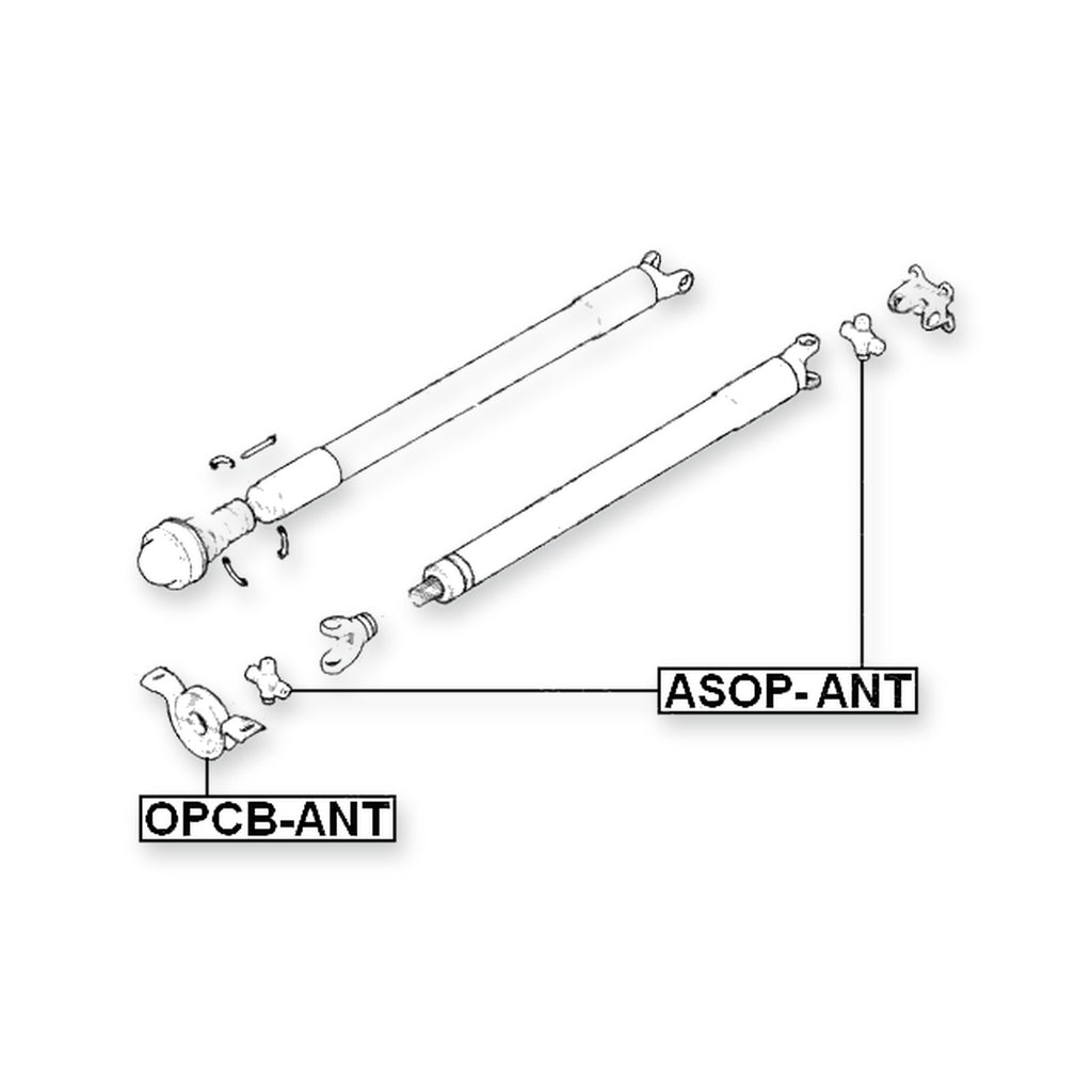 Holden Captiva Cross Shaft Joint, Drive Shaft 24X74.50 & More