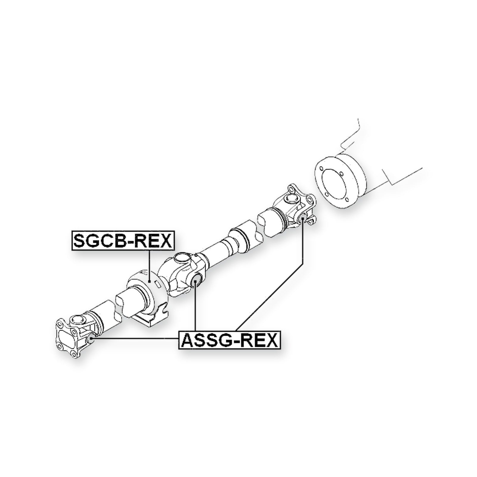 Ford Bronco Cross Shaft Joint, Drive Shaft 27X82 & More