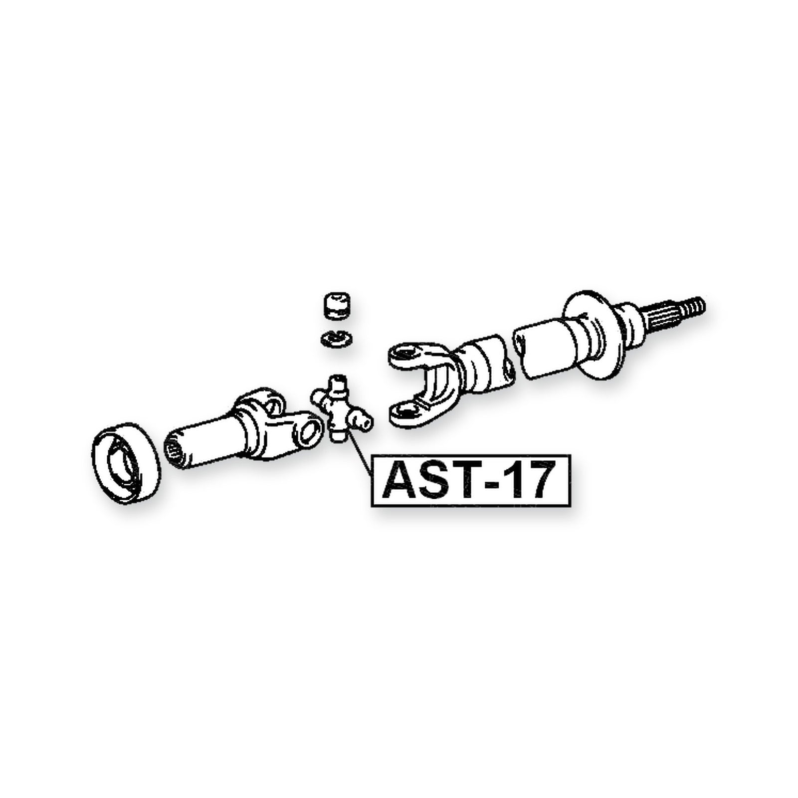 Toyota 4Runner Cross Shaft Joint, Drive Shaft 29X49/78