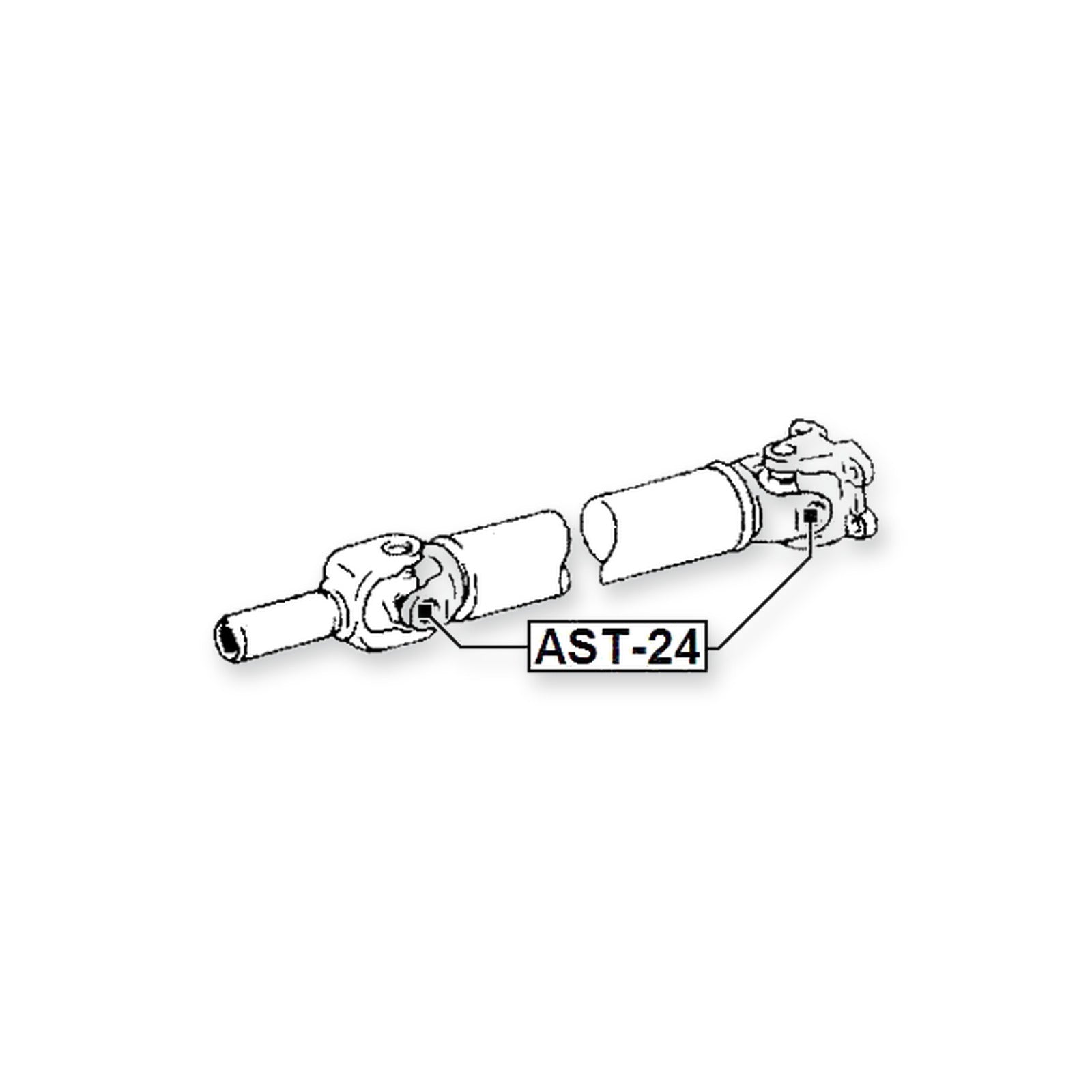 Subaru Forester S11 Cross Shaft Joint, Drive Shaft 22.06X57.5